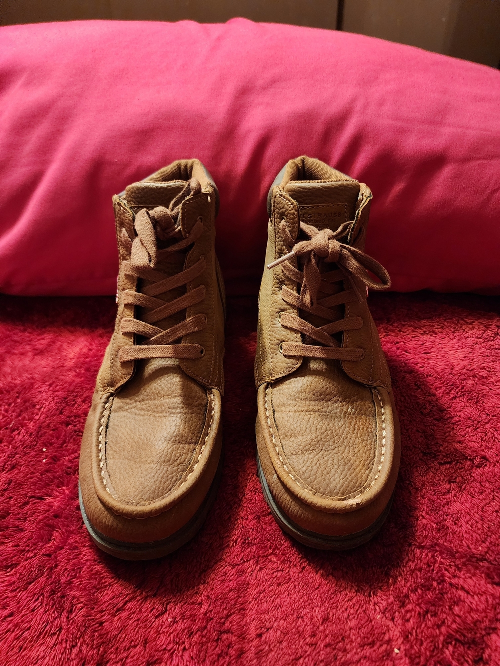 Kids 6.5 Lace-Up Casual Boots